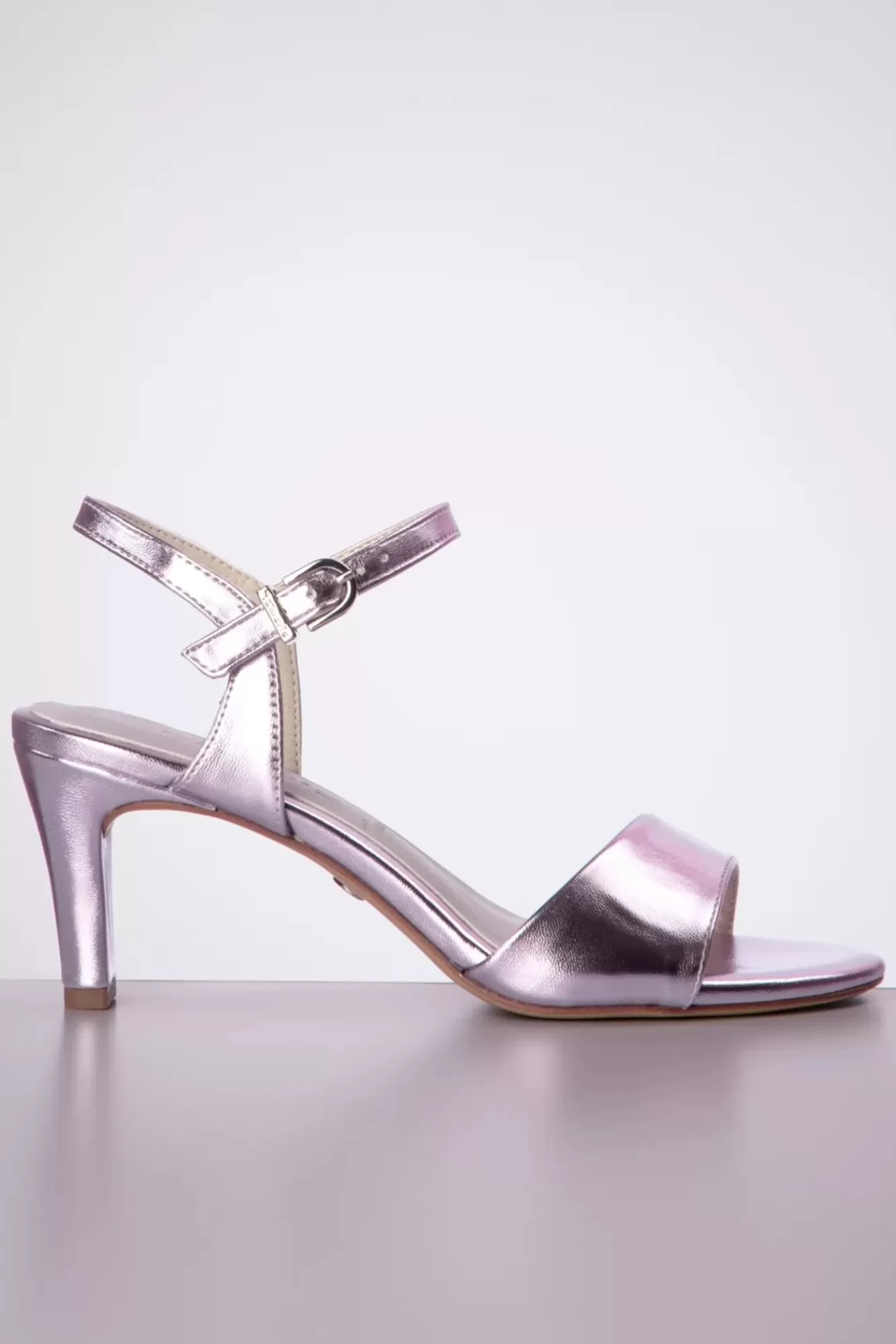 Fashion Tamaris Lesly Sandalen In Metallic Lavendel