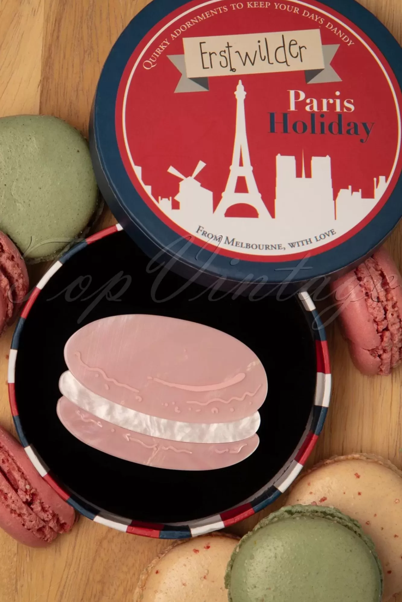 Outlet Erstwilder Magnifique Macaron Brosche