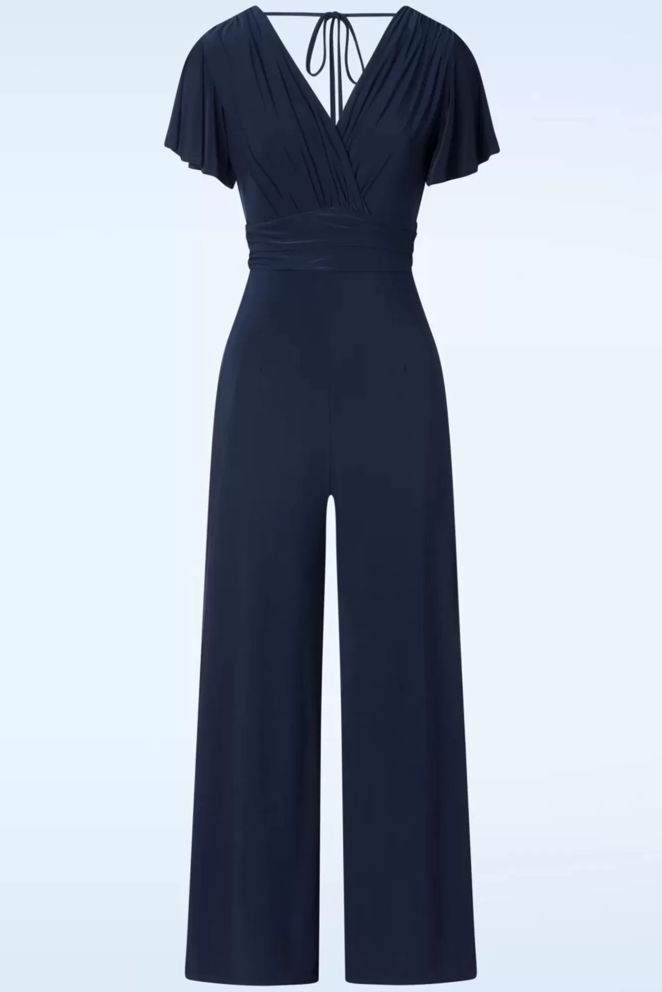 Online Vintage Chic for Topvintage Matilda Jumpsuit In Marineblau