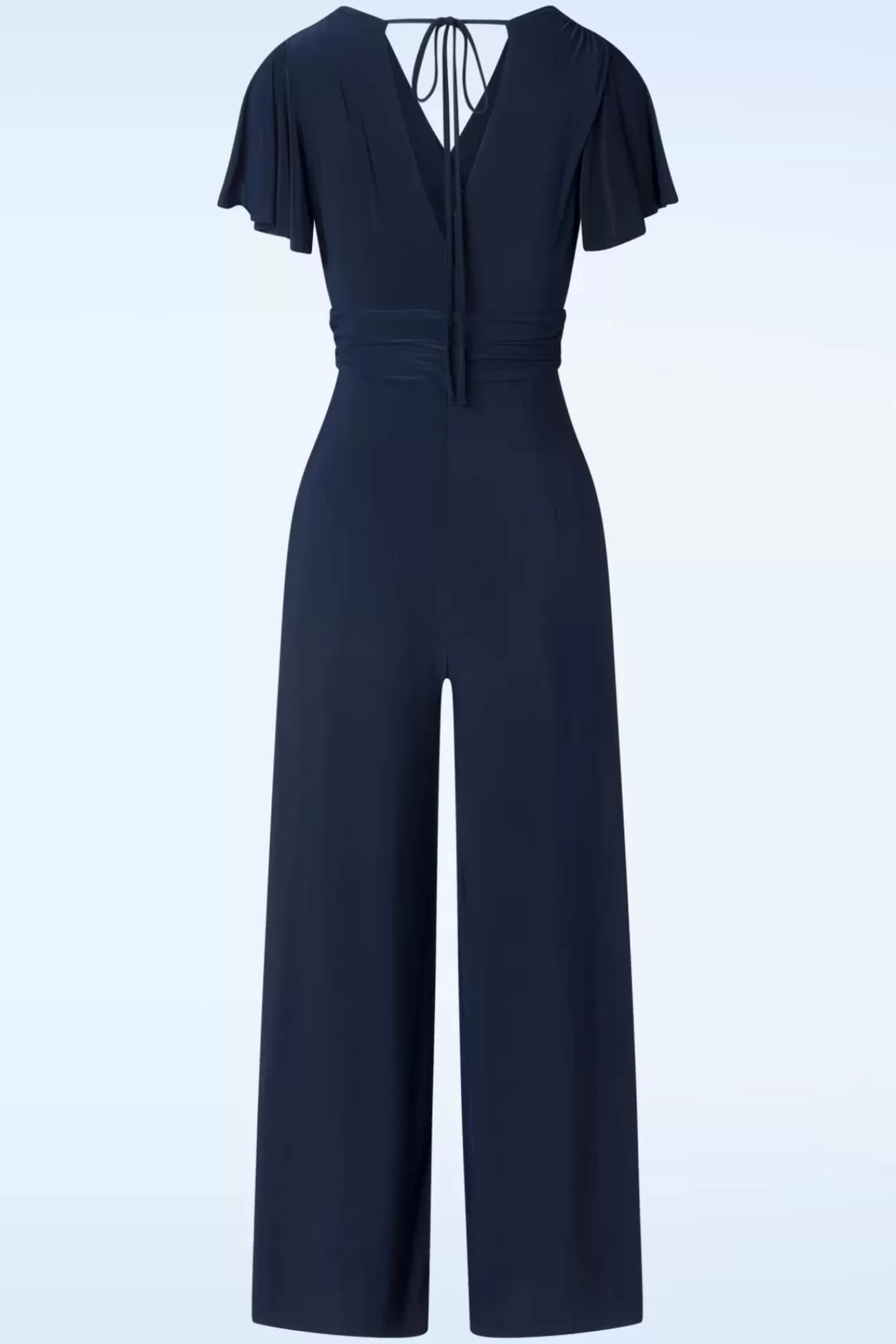 Online Vintage Chic for Topvintage Matilda Jumpsuit In Marineblau