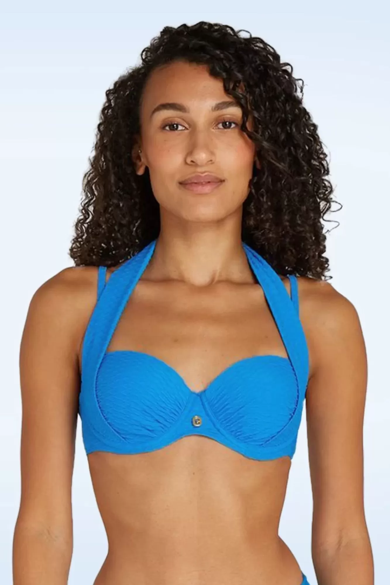 Online TC Beach Multiway Bikinioberteil In Blue Snake