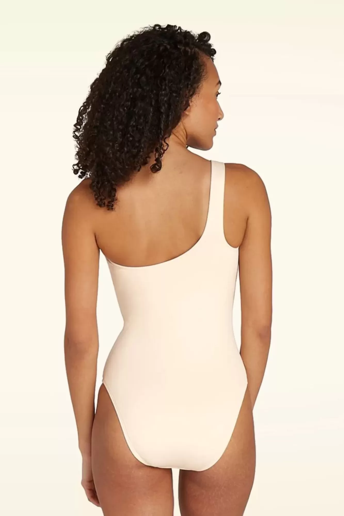 Outlet TC Beach One-Shoulder-Badeanzug In Ecru