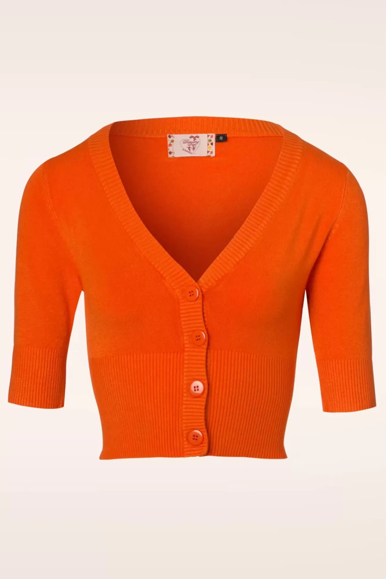 Shop Banned Retro Overload-Strickjacke In Orange