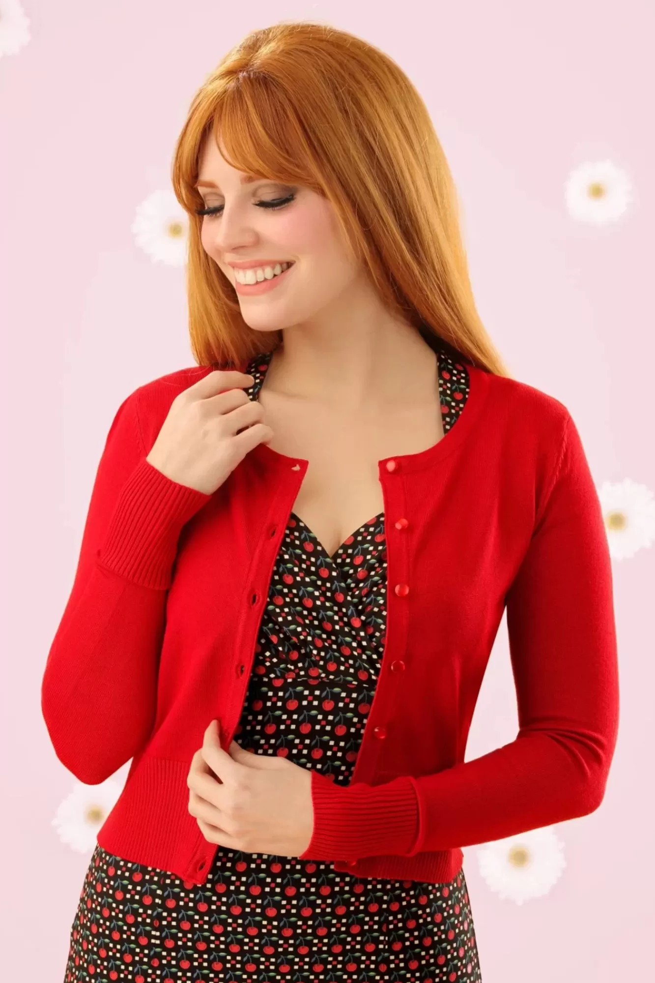 Online Bunny Paloma-Strickjacke In Rot