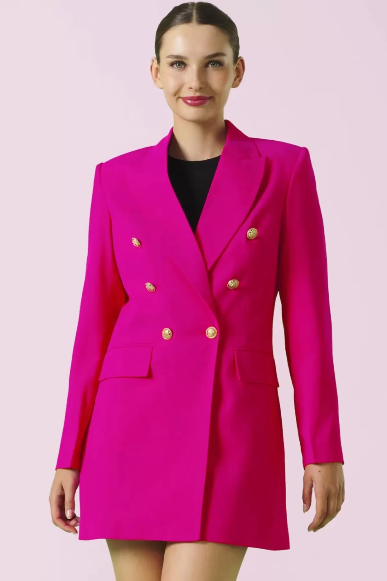 Flash Sale Minueto Paula Blazer Kleid In Fluoreszierendem Pink