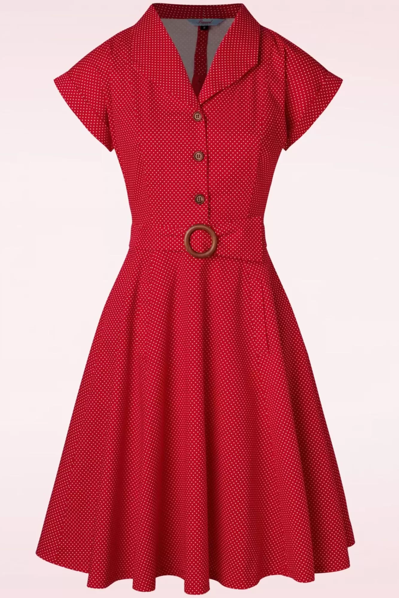 Flash Sale Banned Retro Polka Dot Tanz Kleid In Rot