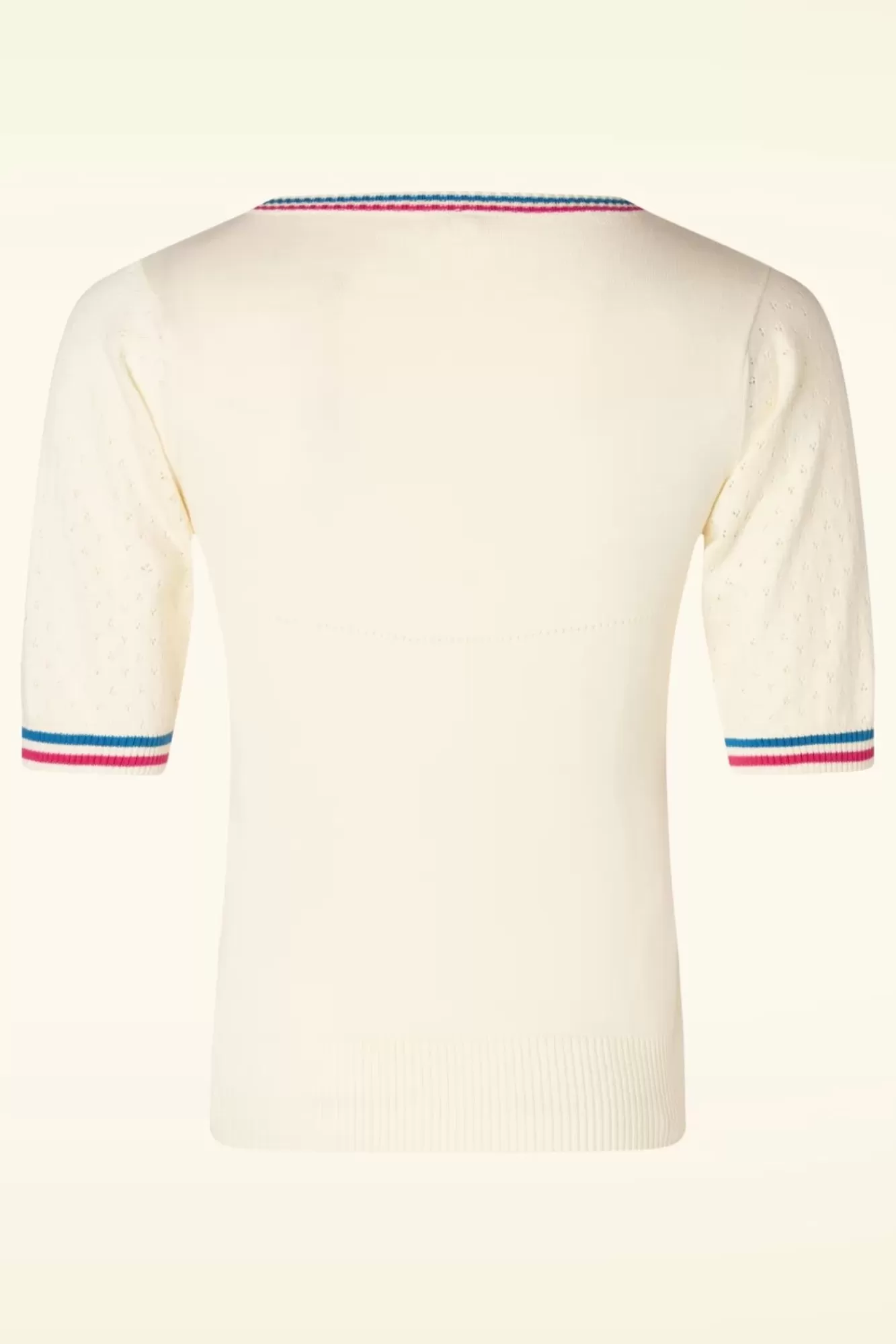 New Blutsgeschwister Pretty Preppy Special Top In Athletic White