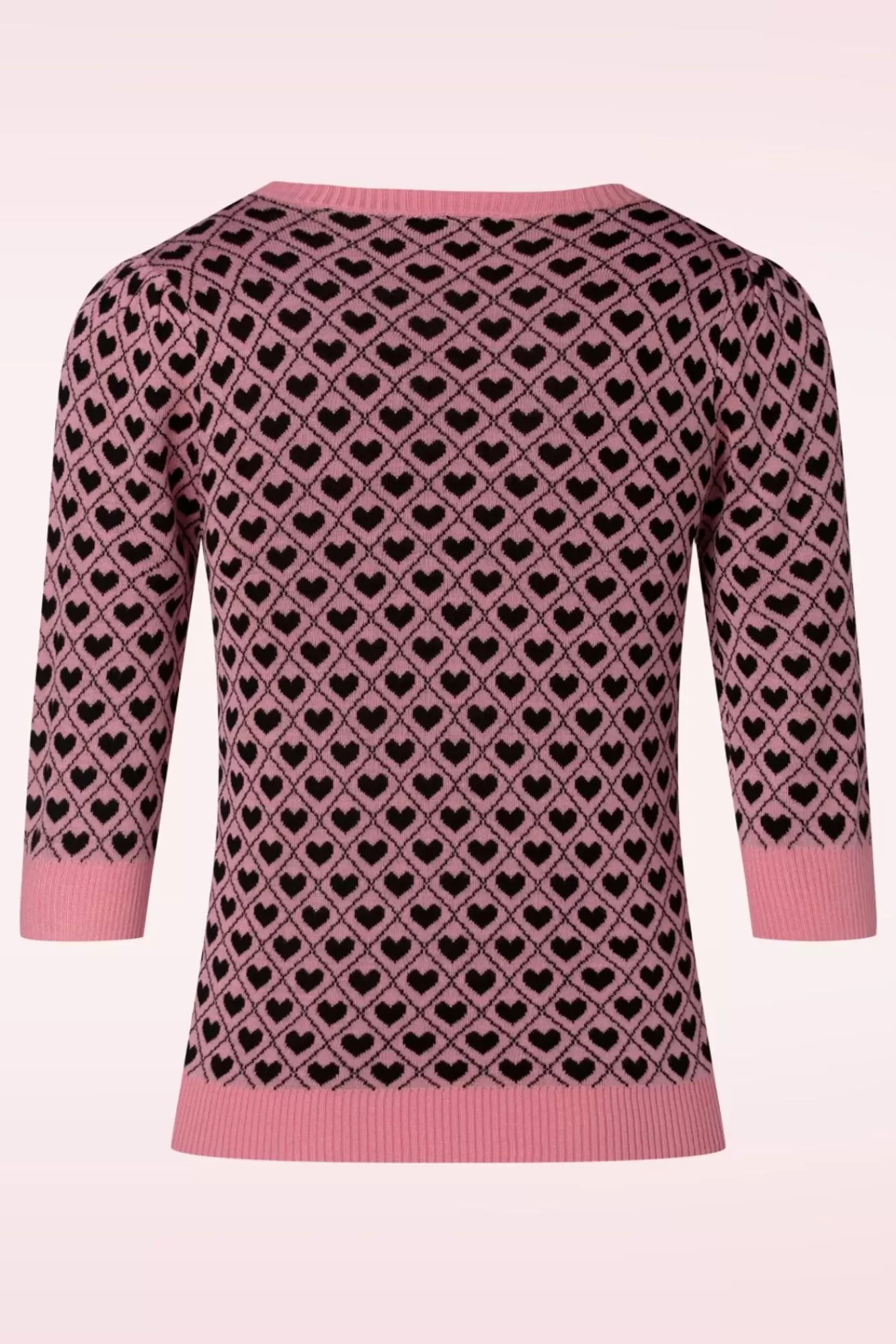 Online Vixen Pullover Mit Herzmuster In Rosa