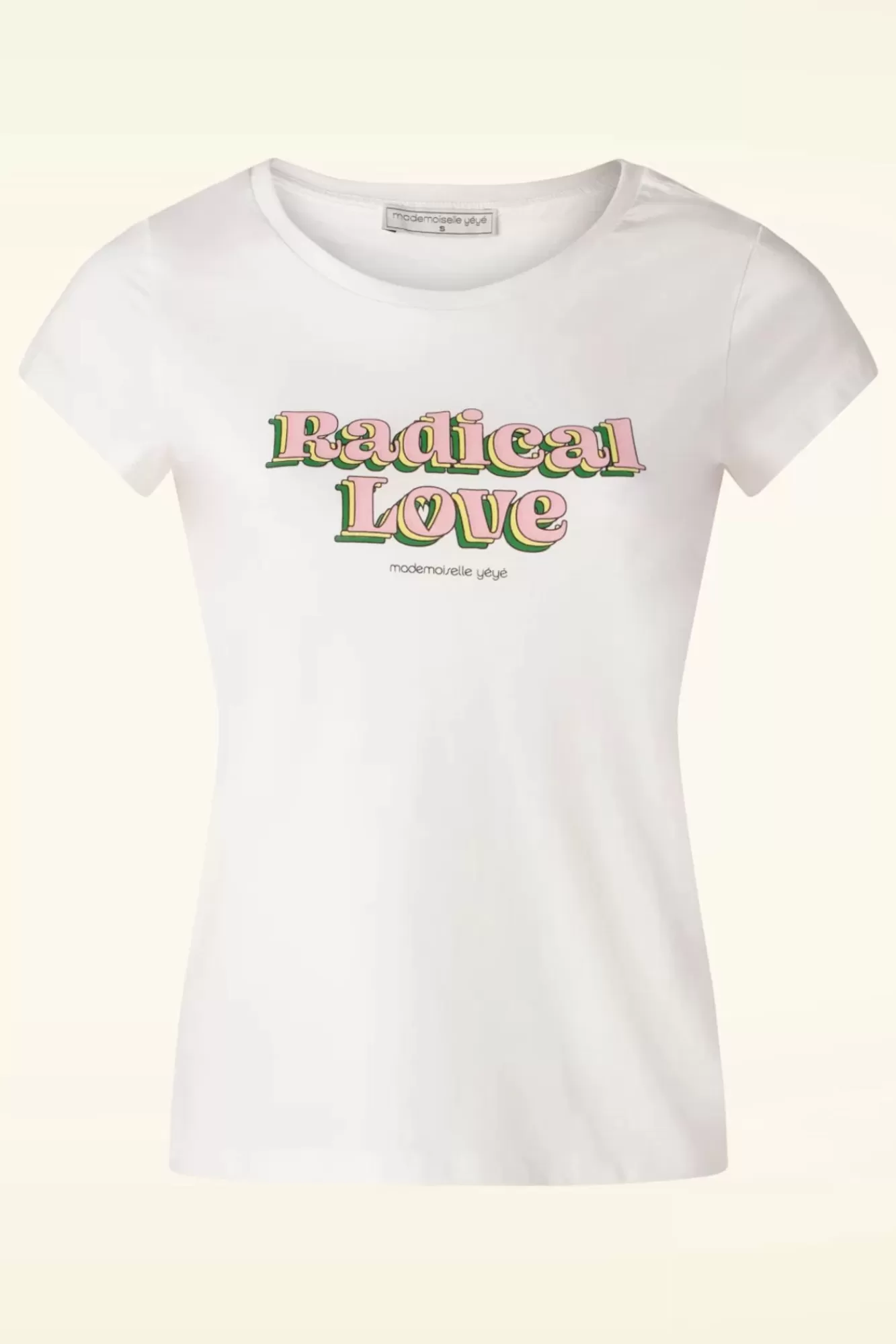 Cheap Mademoiselle Yu00e9Yu00e9 Radical Love T-Shirt In Ecru