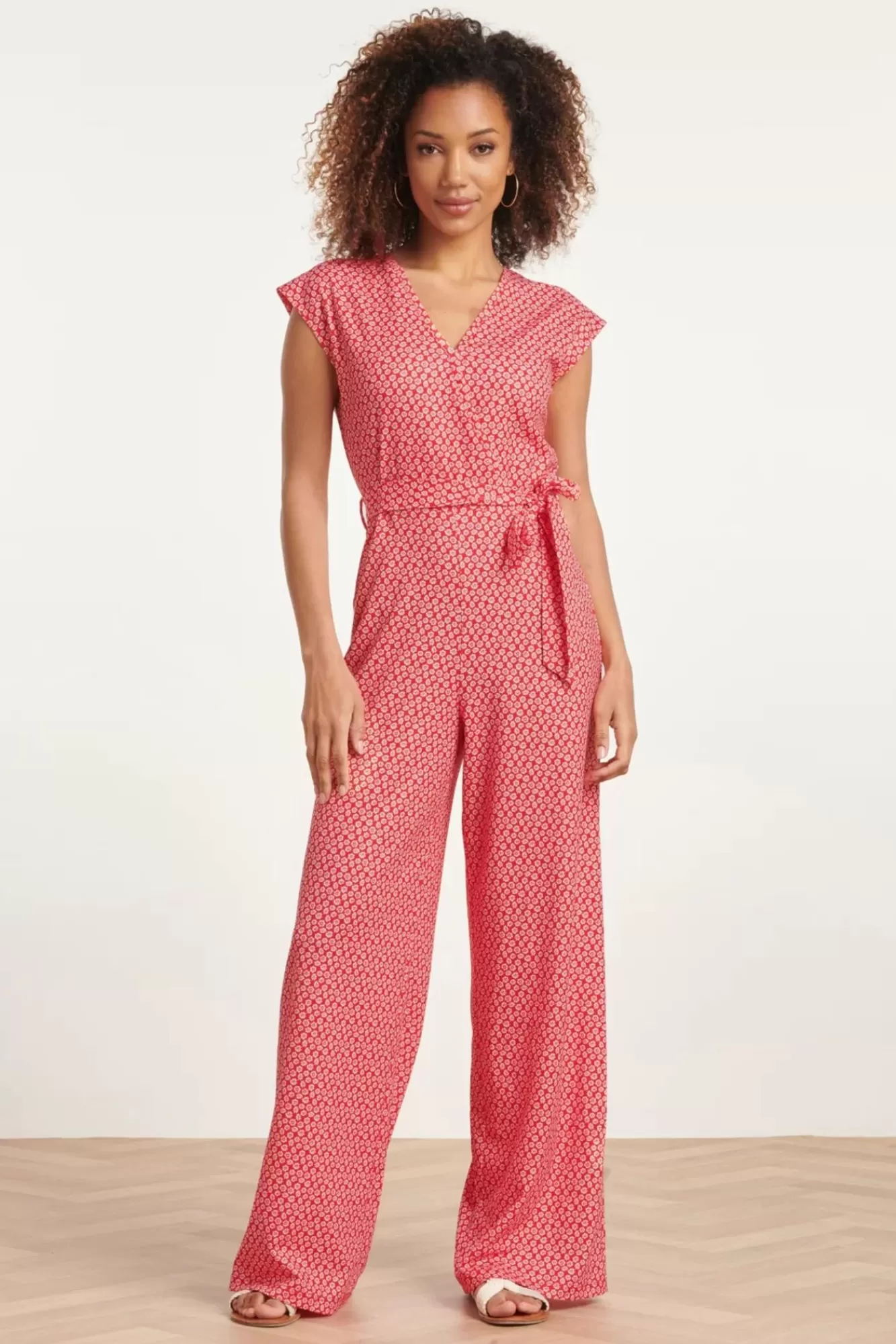 Outlet Smashed Lemon Robin Blumen Jumpsuit In Rot