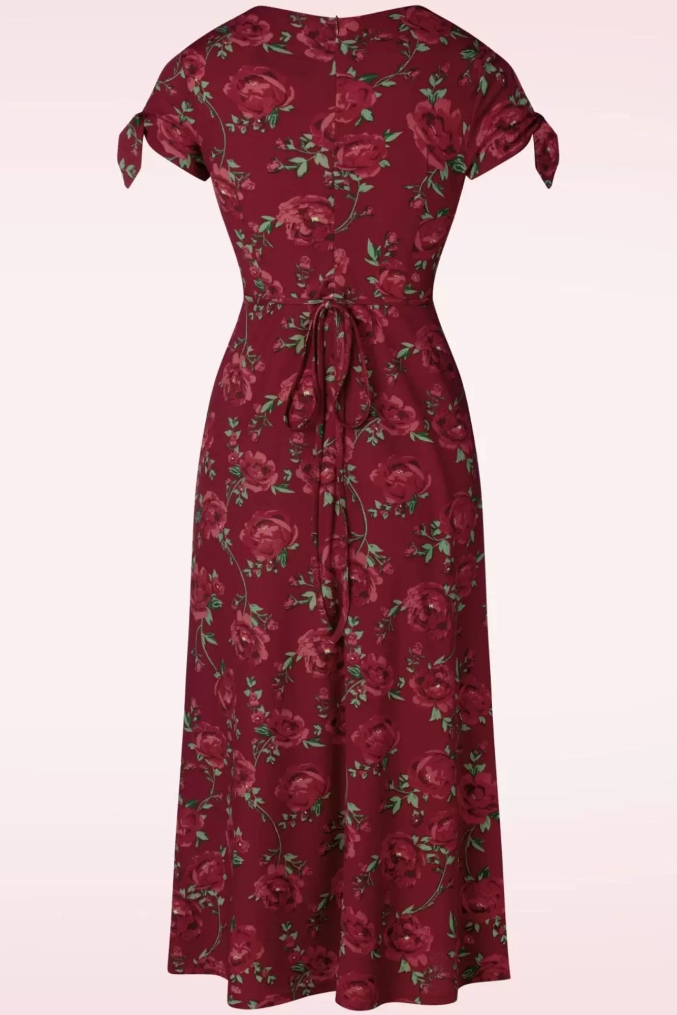 Cheap Vixen Roses Midi Kleid In Dunkelrot