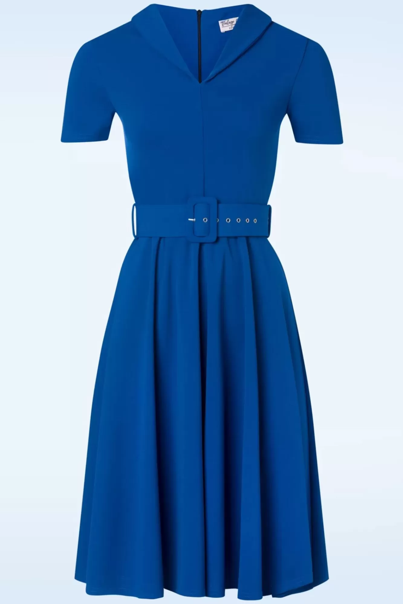 Store Vintage Chic for Topvintage Roxy Swing-Kleid In Konigsblau