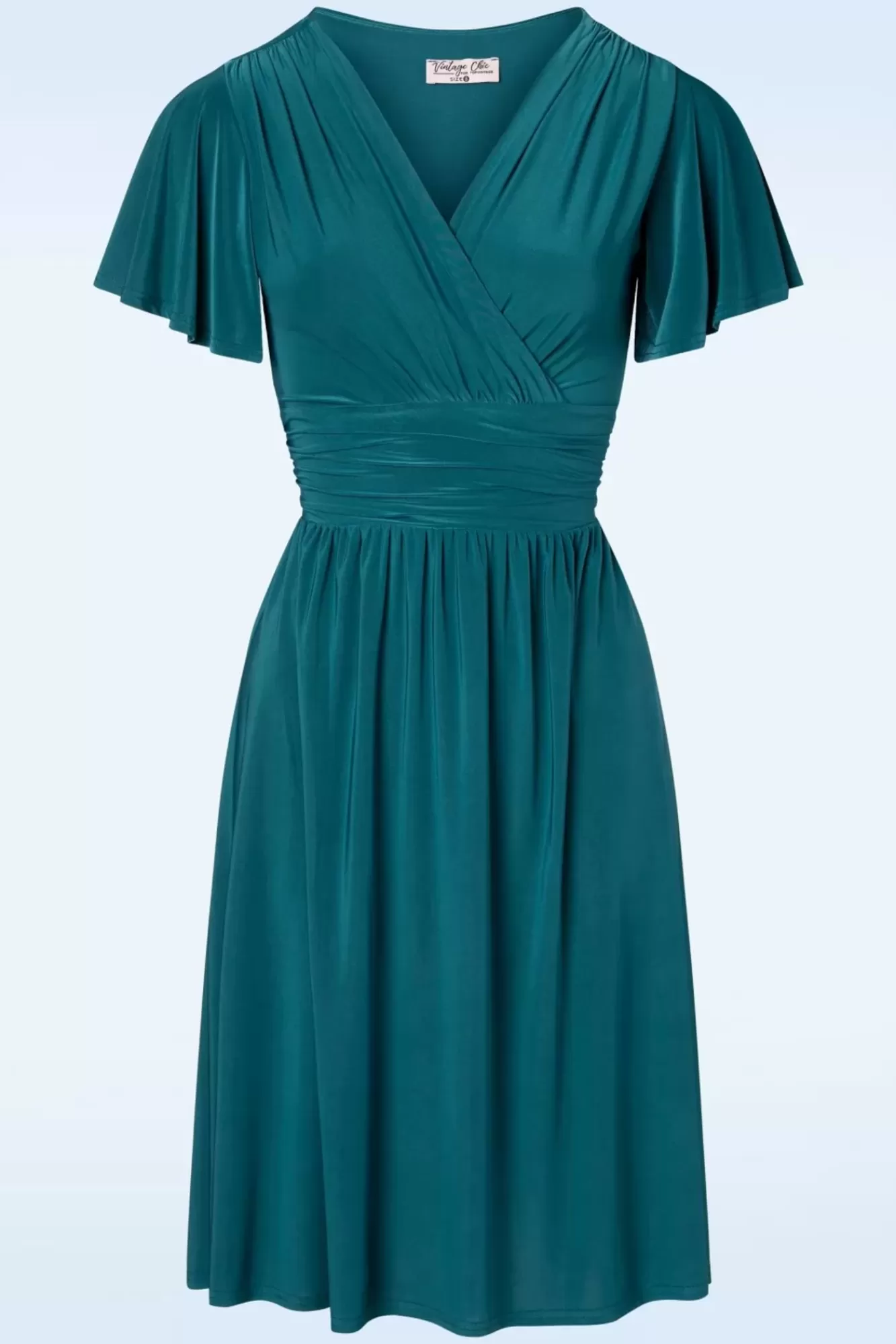 Store Vintage Chic for Topvintage Sadie Swing Kleid In Blaugrun