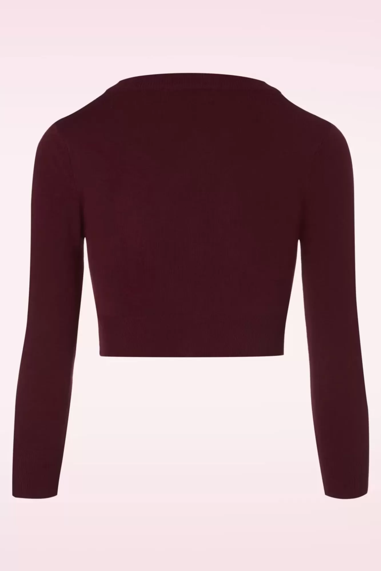 Sale Mak Sweater Shela Kurzer Cardigan In Burgund