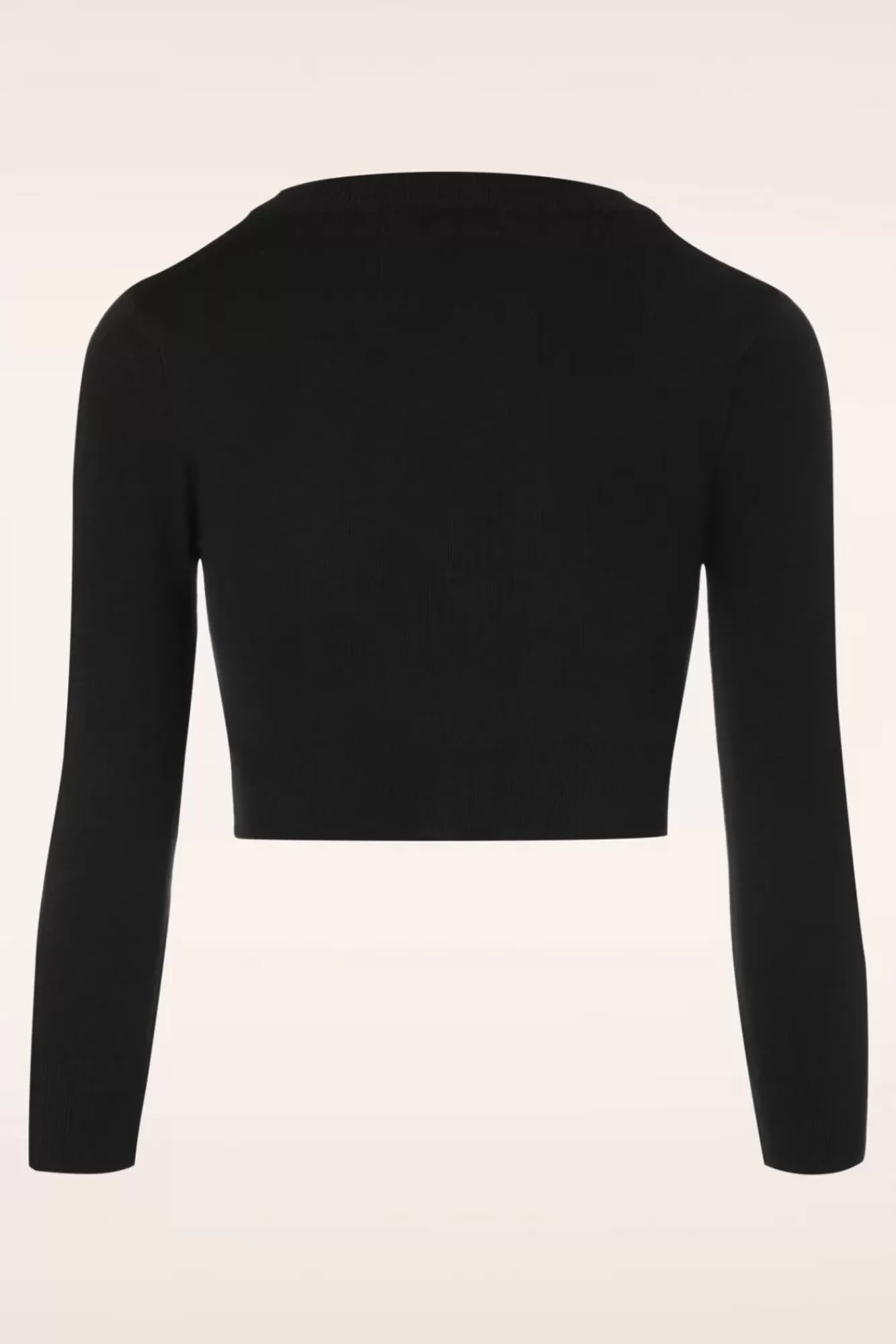 Outlet Mak Sweater Shela Kurzer Cardigan In Schwarz