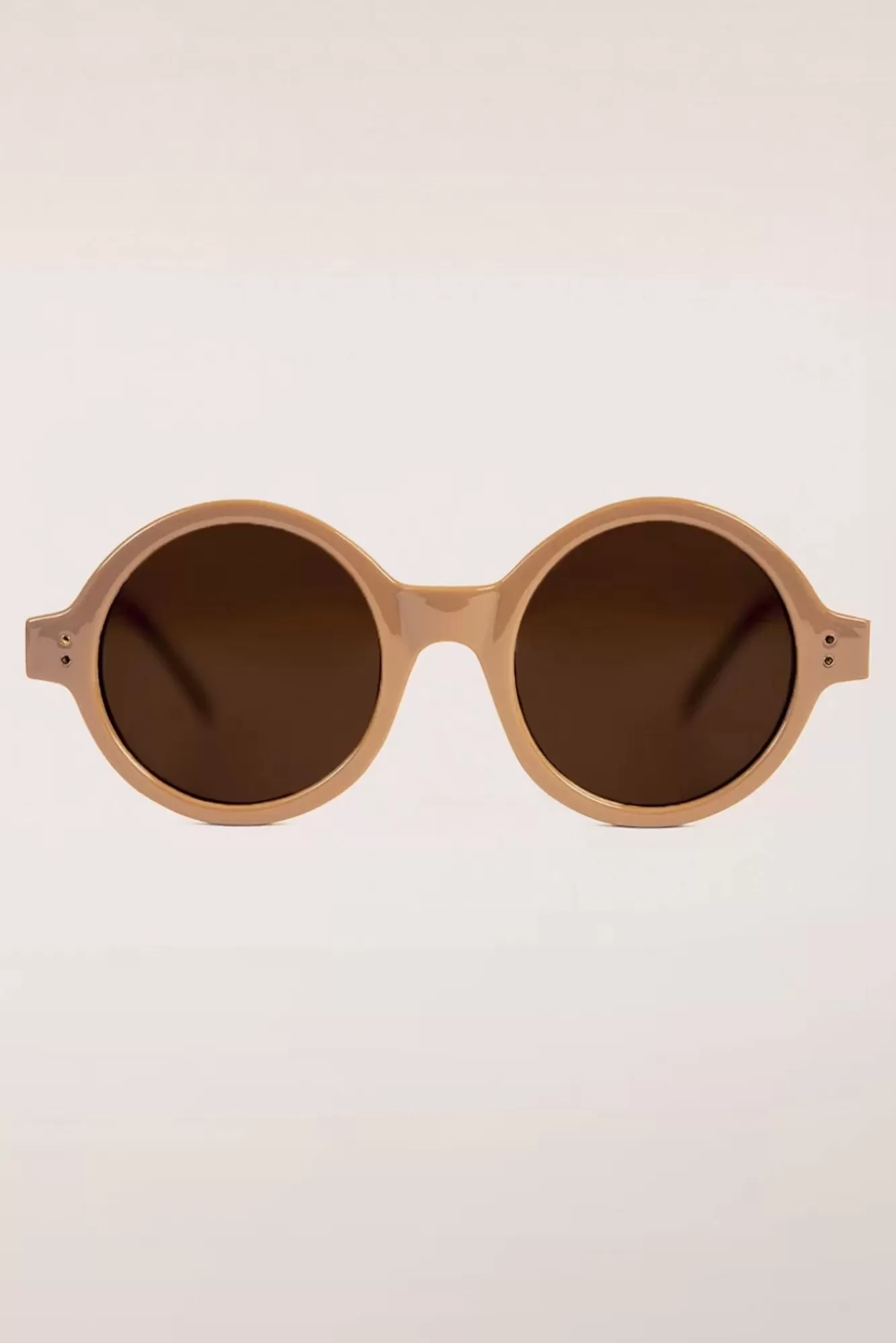 Clearance Surkana Stay Shady Runde Sonnenbrille In Latte