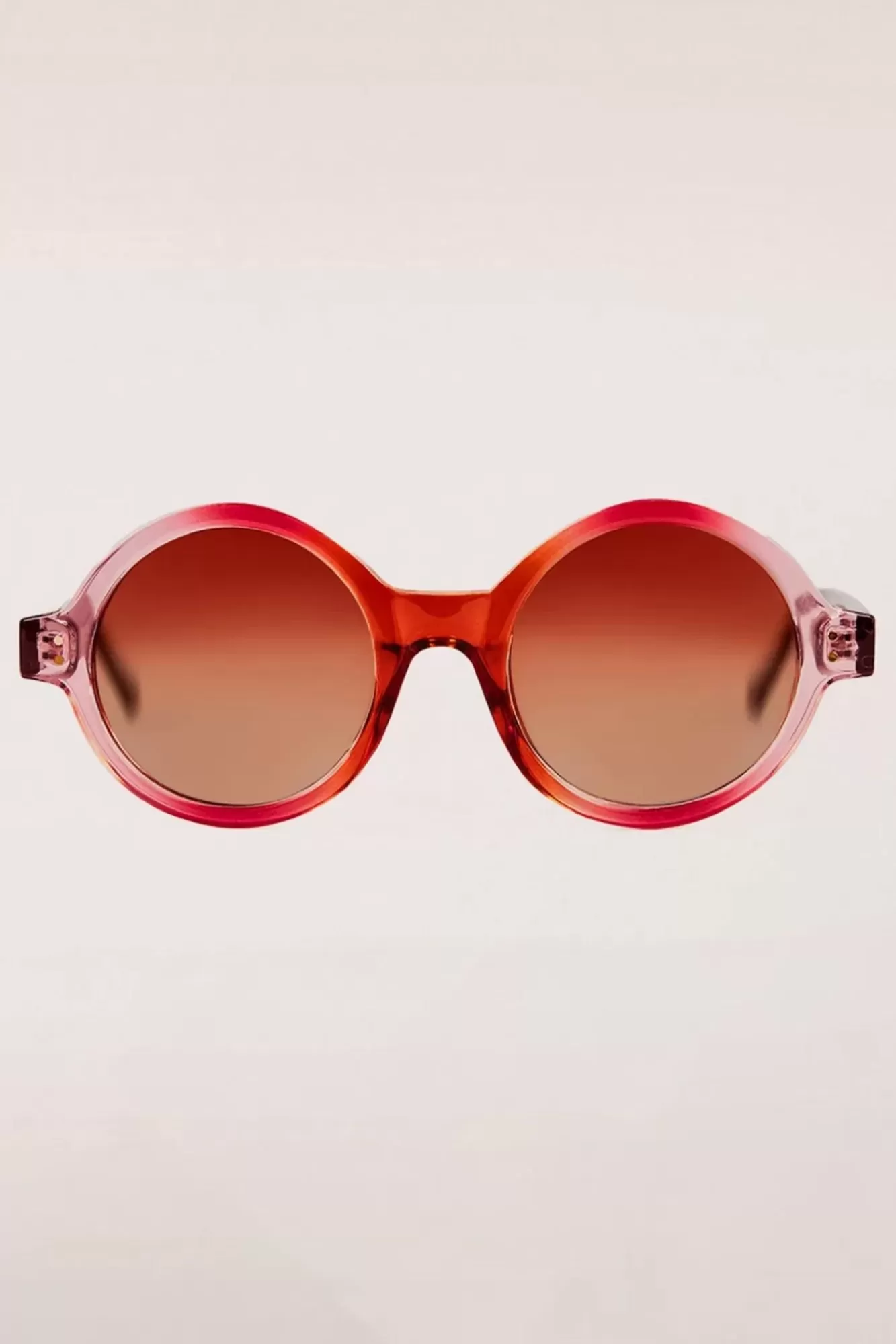 Fashion Surkana Stay Shady Runde Sonnenbrille In Rot