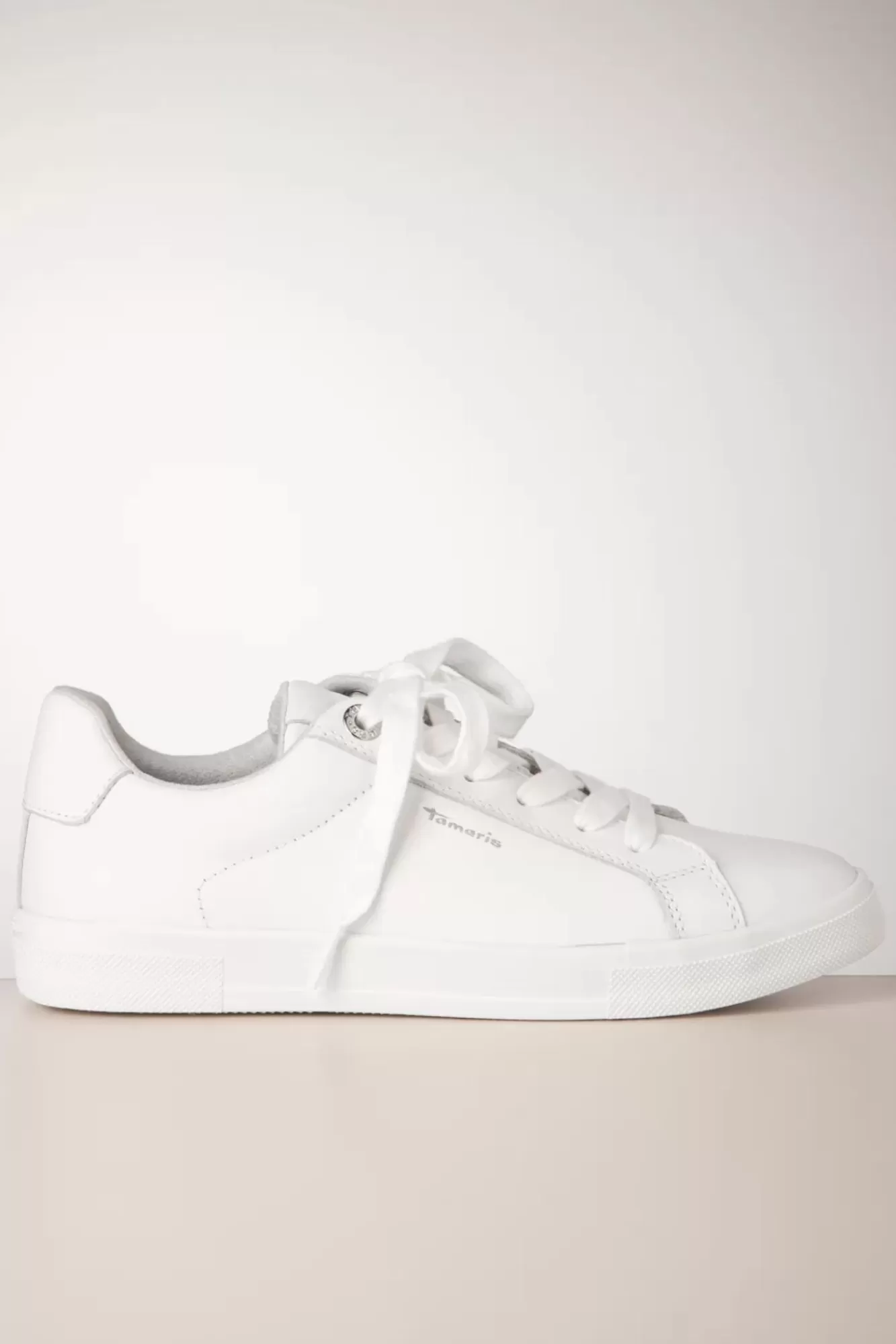 Online Tamaris Steffi Leder Sneaker In Weis