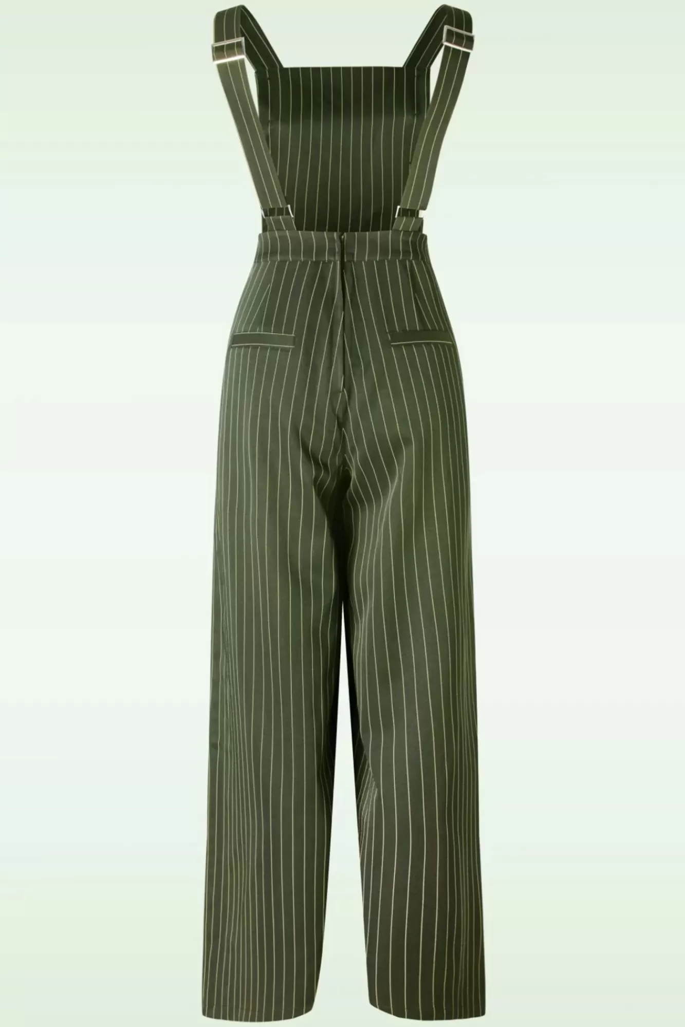 Outlet Banned Retro Stripe Sail Latzhose In Grun