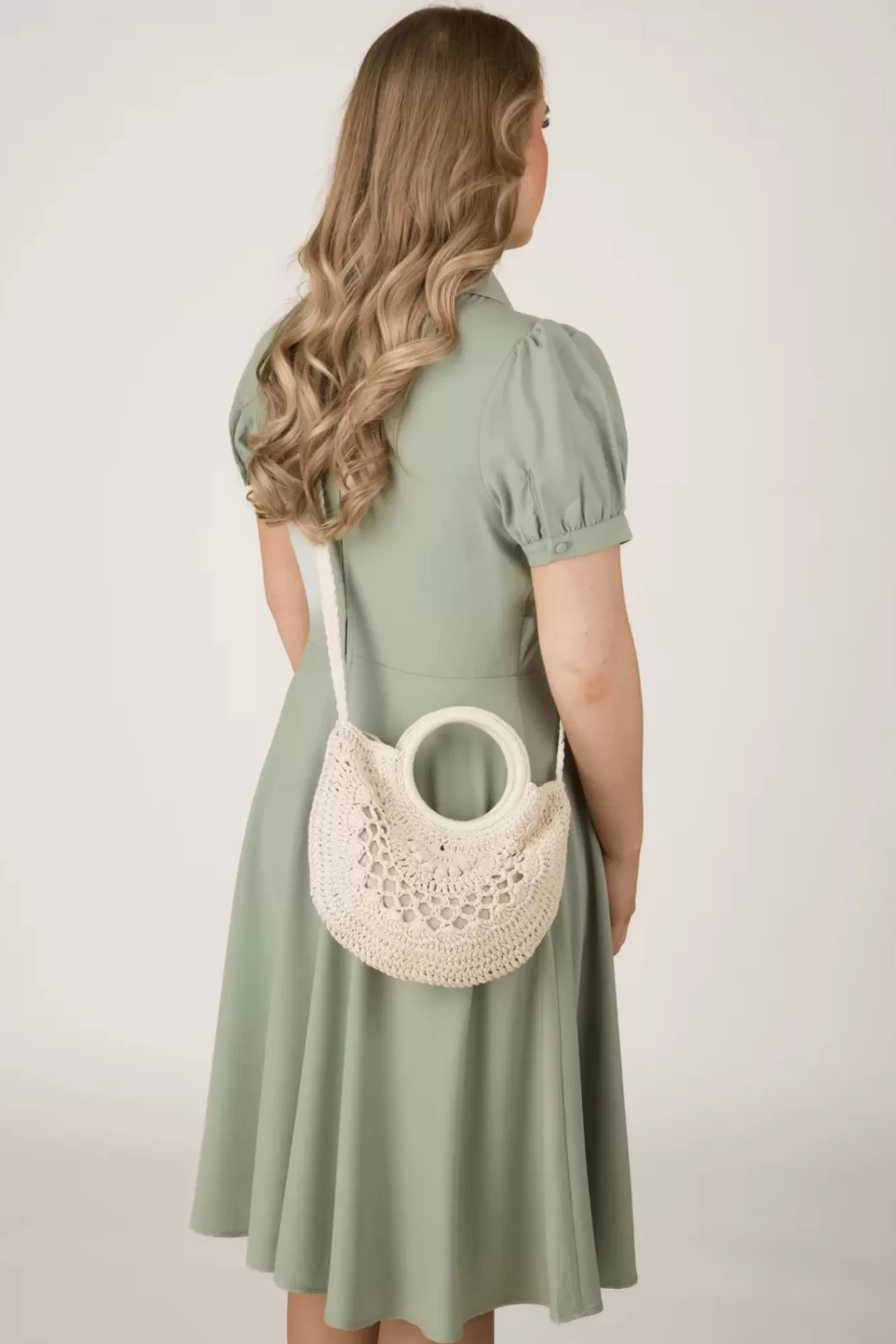 Hot Banned Retro Summer Breeze Handtasche In Creme