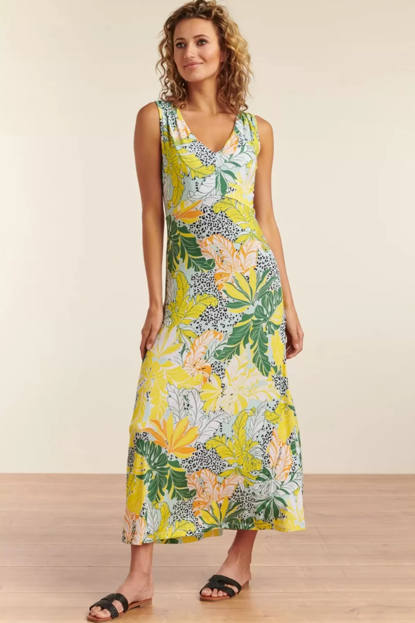 Online Smashed Lemon Tasia Tropical Maxi Kleid In Multi