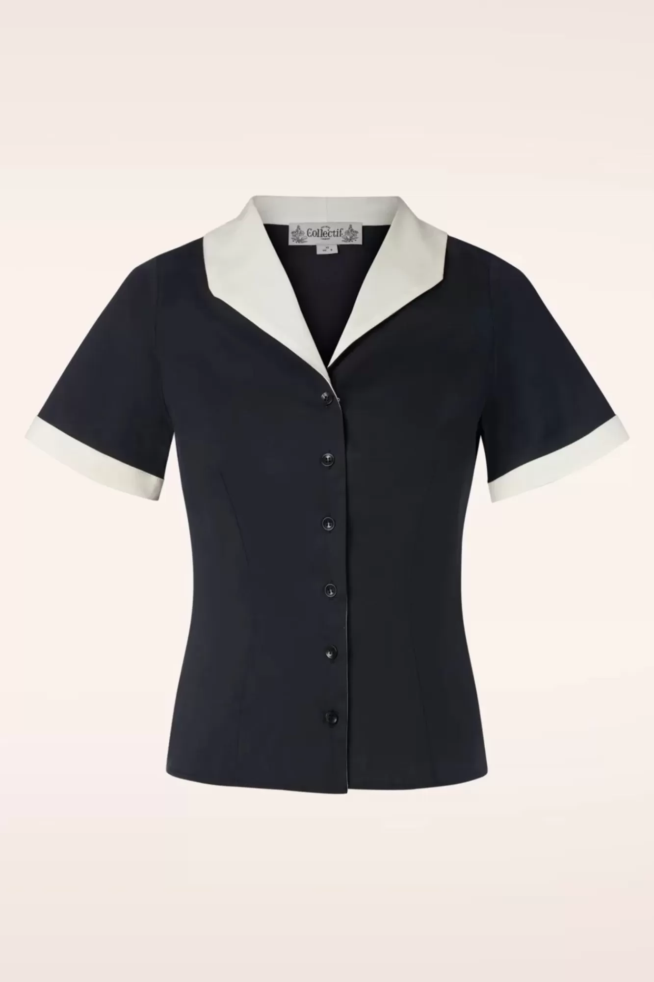 Best Sale Collectif Clothing Taylor Bluse In Schwarz