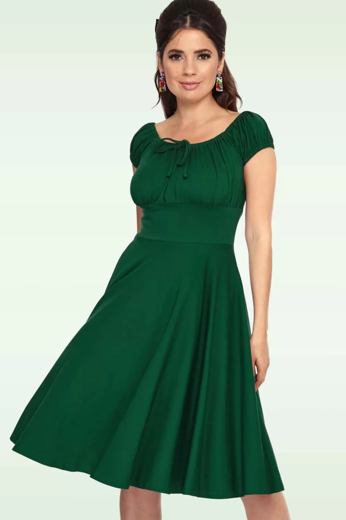 Flash Sale Vixen Tessy Swing Kleid In Waldgrun