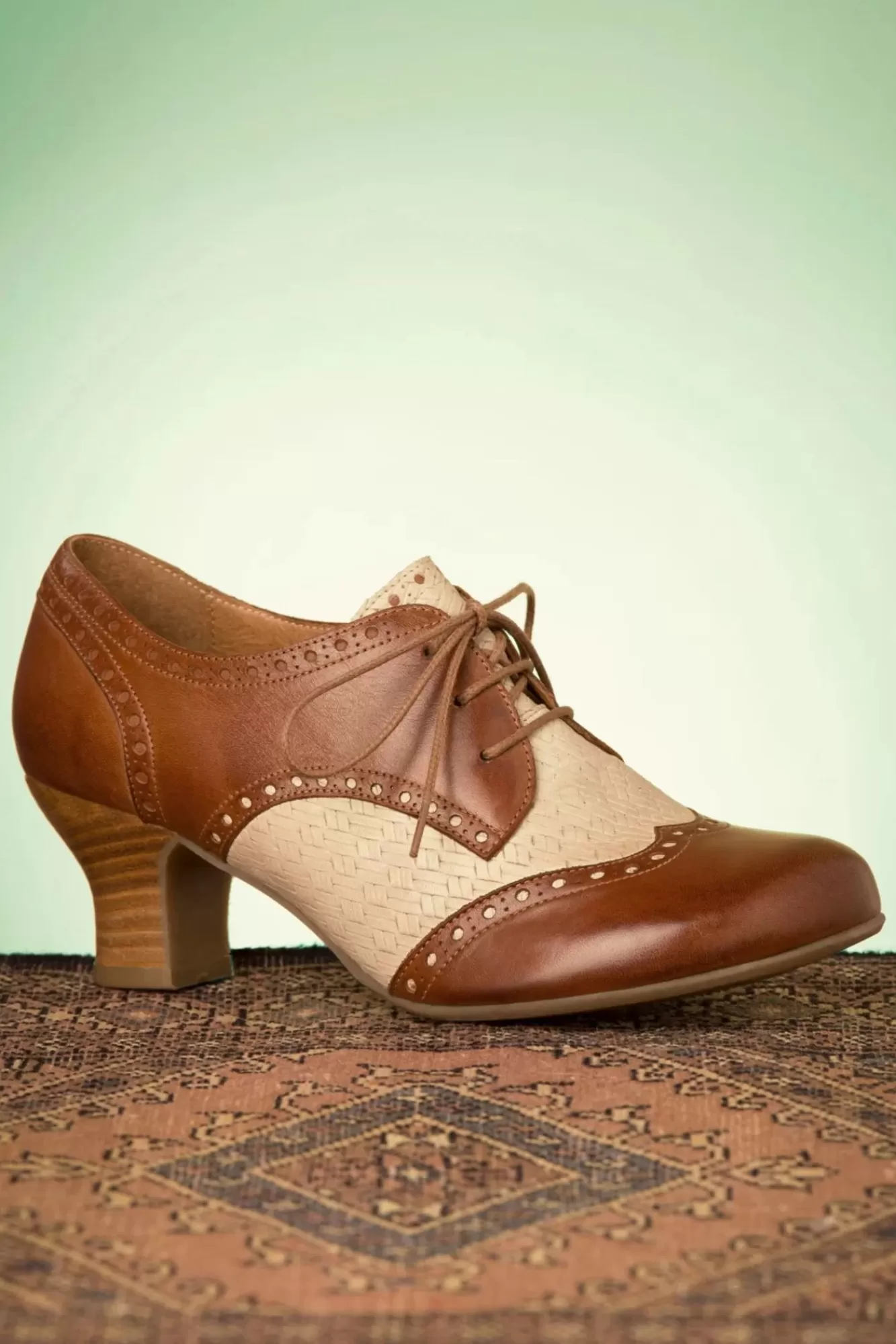 New Miz Mooz Tully-Lederschuhstiefeletten In Brandy Und Creme