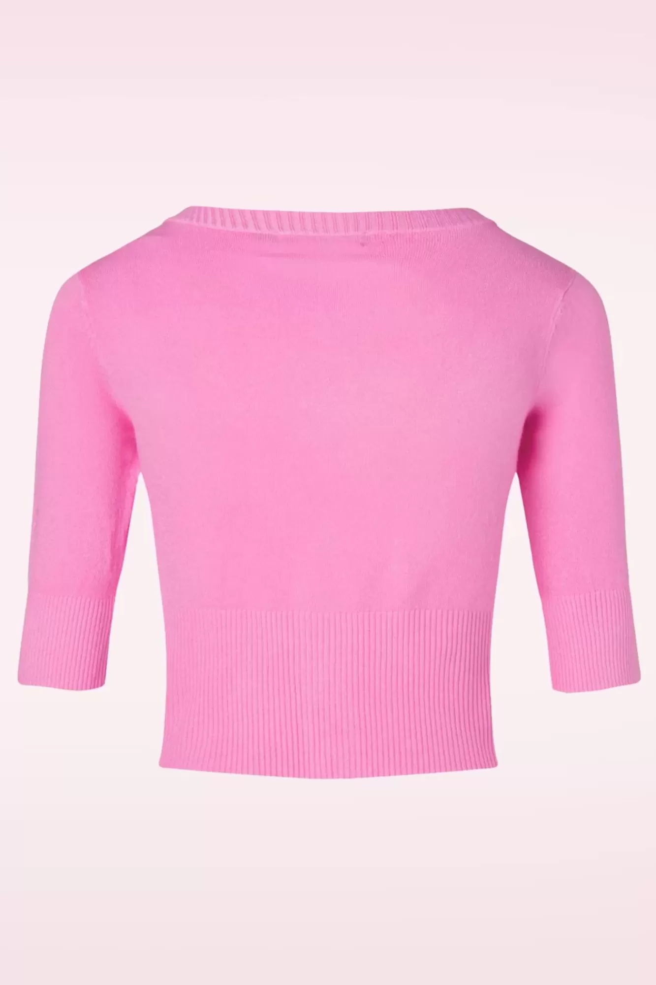 Fashion Banned Retro Uberladener Cardigan In Bubblegum Pink