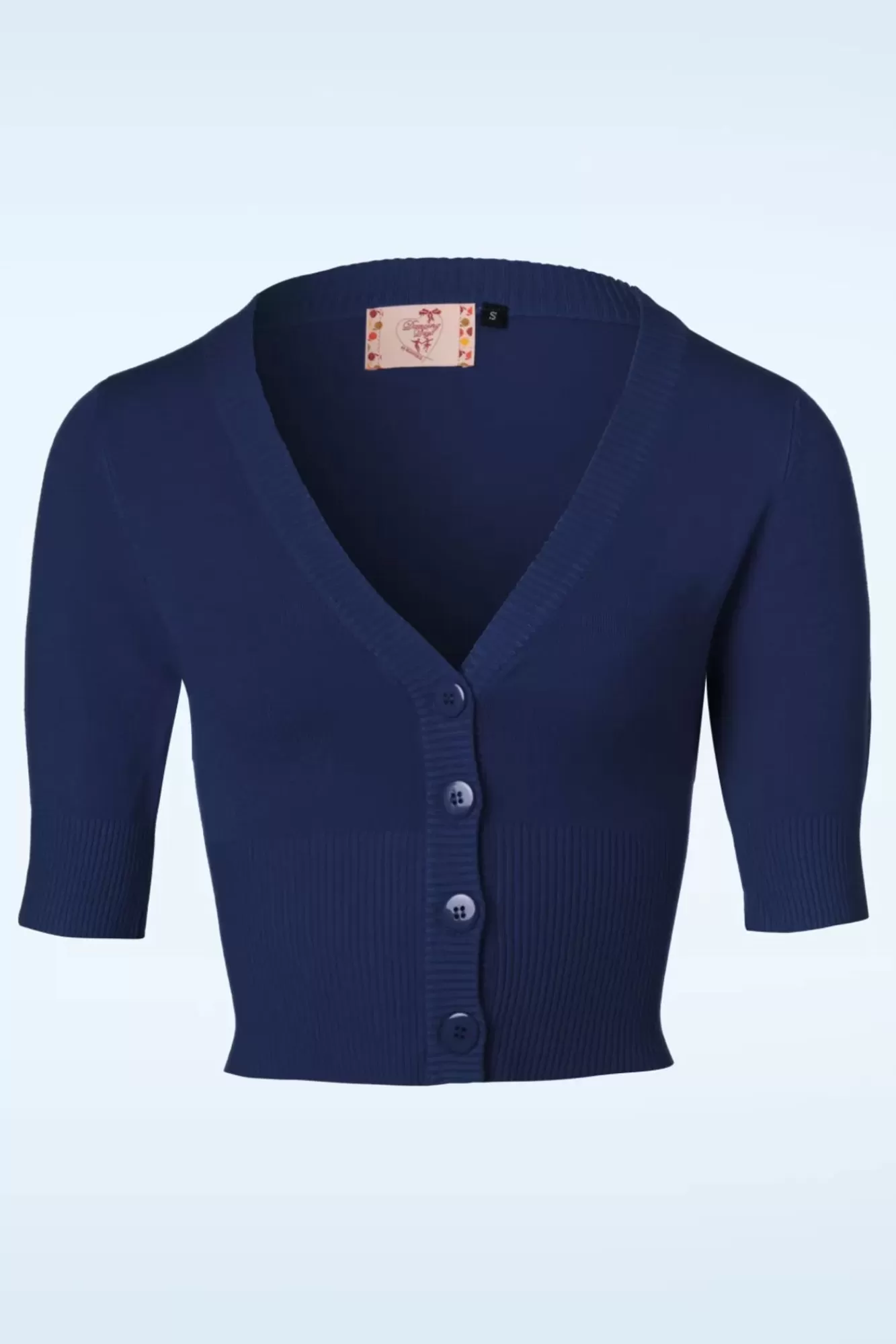 Discount Banned Retro Uberladener Cardigan In Nachtblau