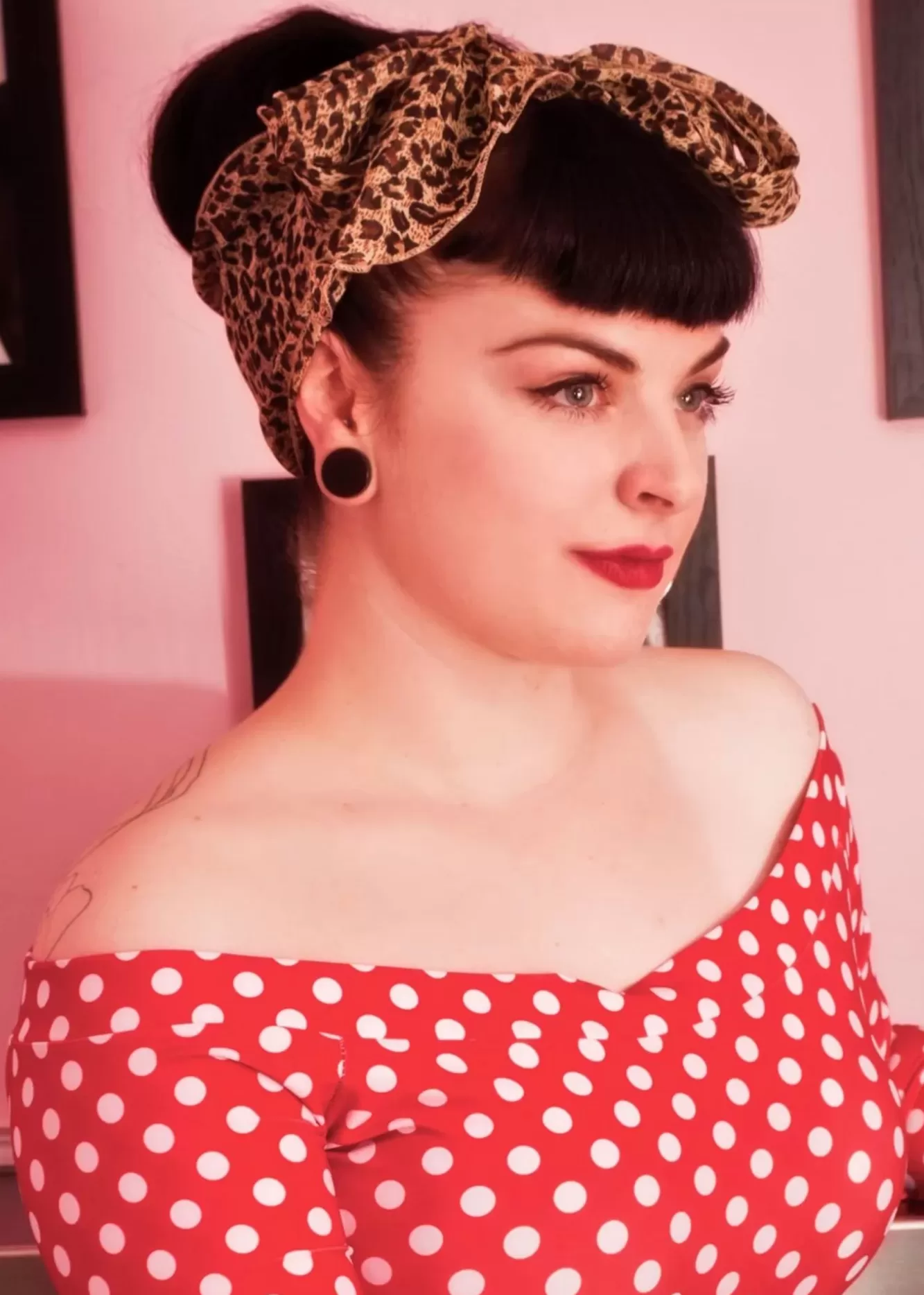 Best ZaZoo Vintage Retro Haarschal Mit Leopardenmuster