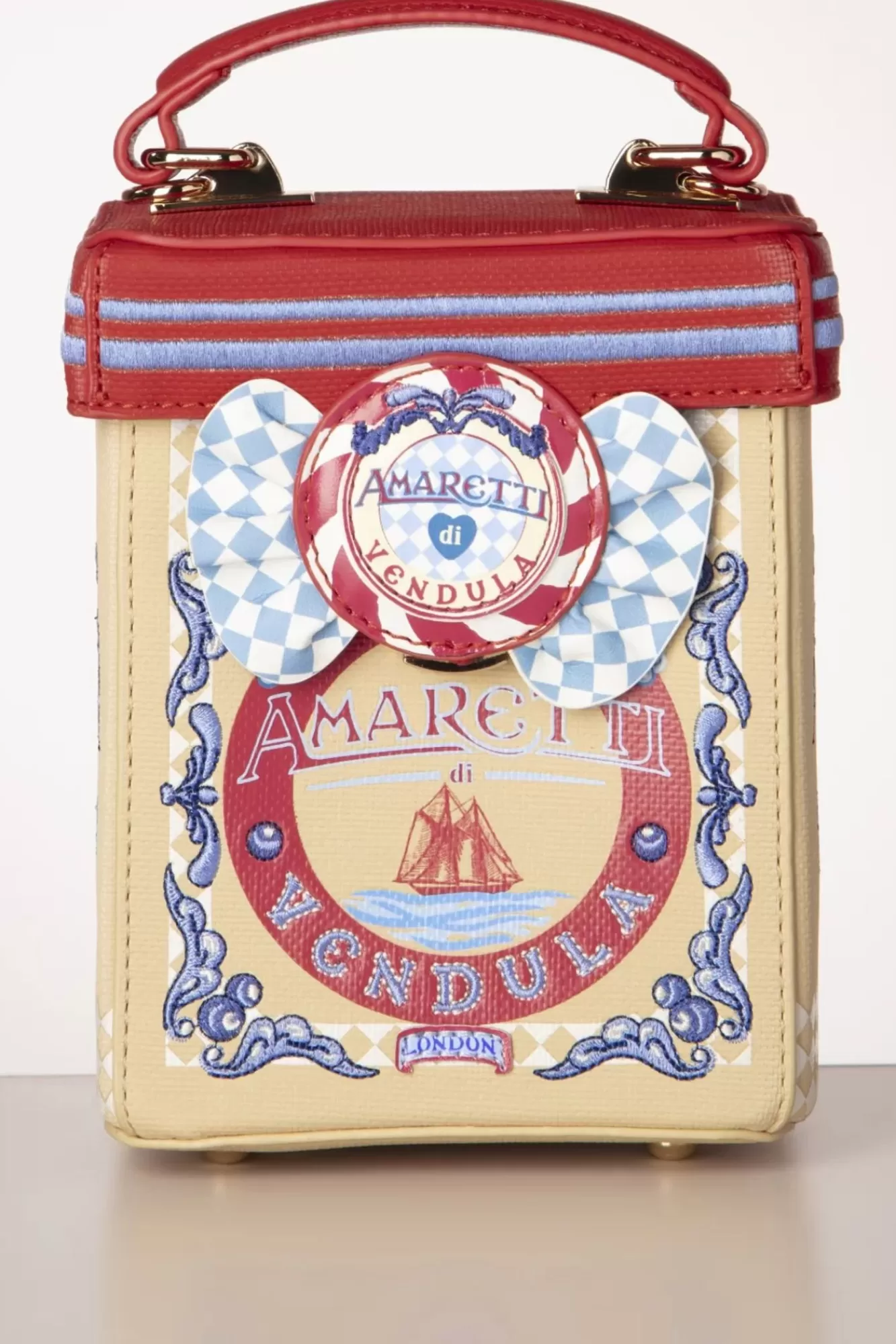 New Vendula Viva Italia Amaretti Biscuit Box Tasche